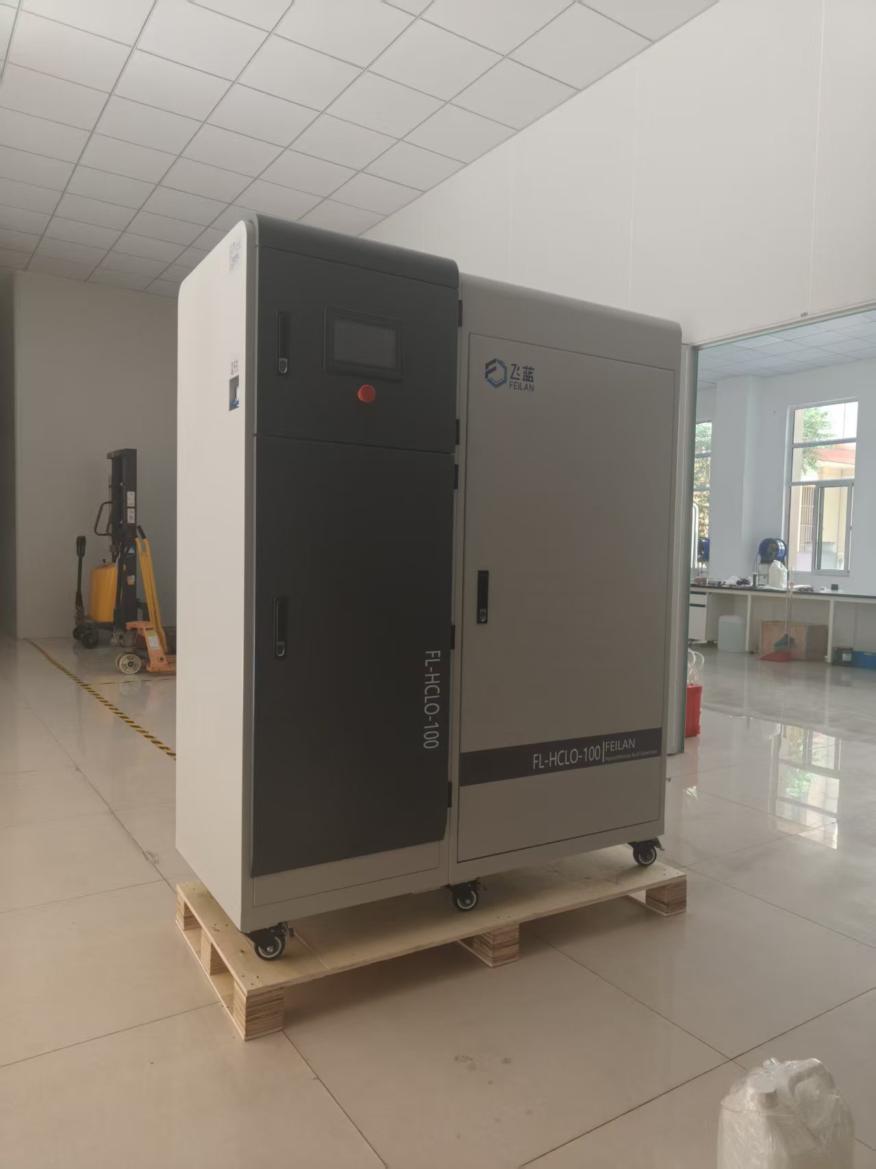 客戶定制款機(jī)型次氯酸發(fā)生器用于食品殺菌消毒保鮮